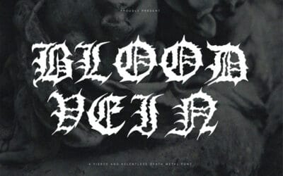 Bloodvein Deathmetal Font