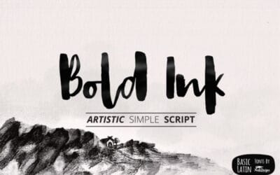Bold Ink Font