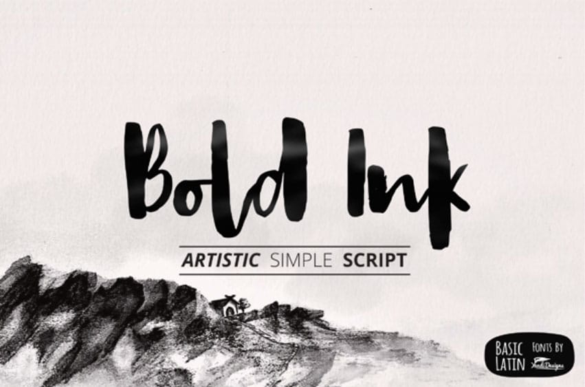 Bold Ink Font