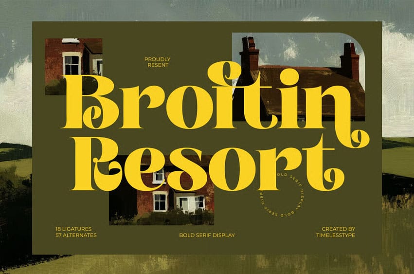 Broftin Resort Font