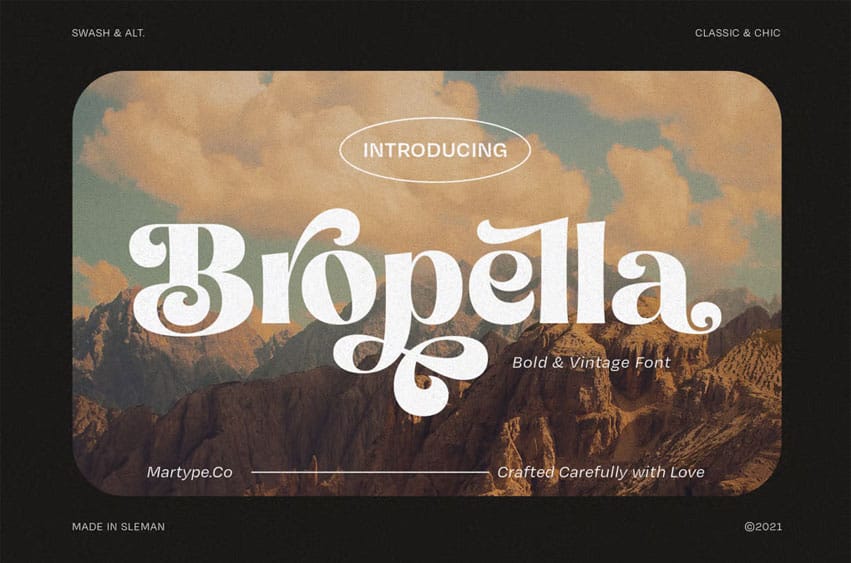 Bropella Font