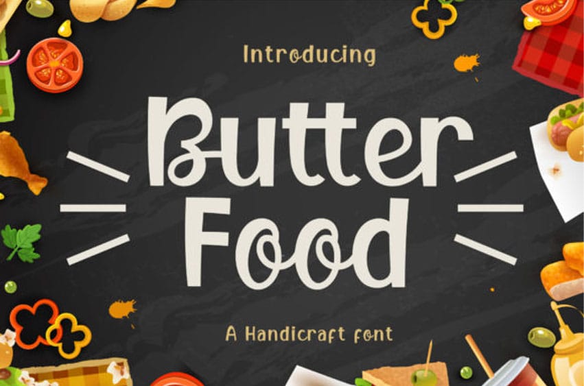Butter Food Font