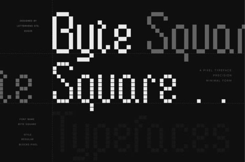 Byte Square Font