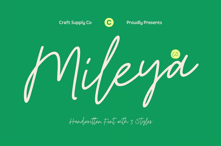 CS Mileya Font