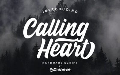 Calling Heart Font
