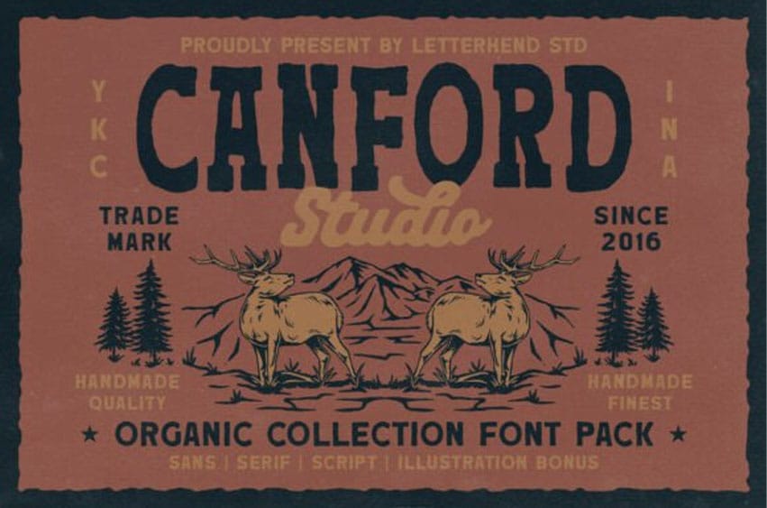 Canford Trio Font