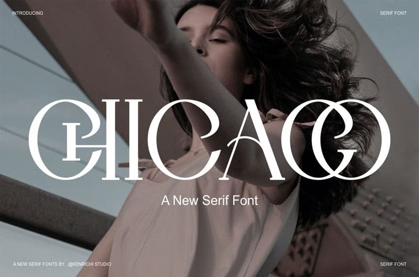 Chicago Serif Font