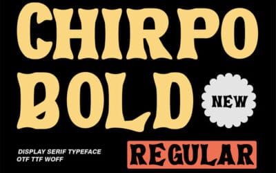 Chirpo Bold Font