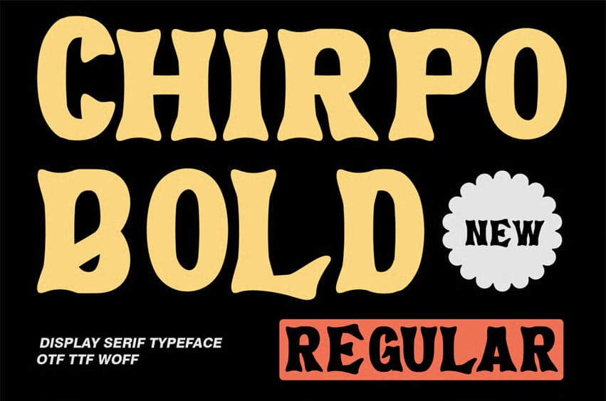 Chirpo Bold Font