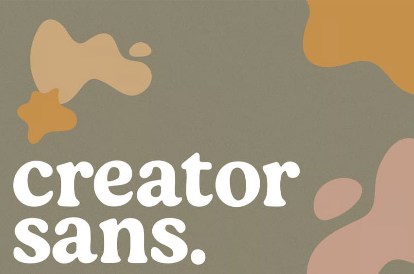 Creator Sans Font