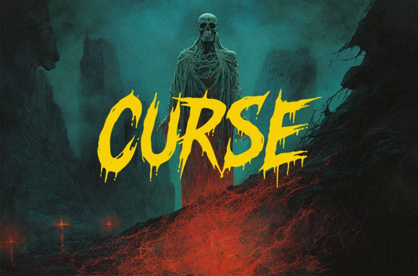 Curse Brush Font