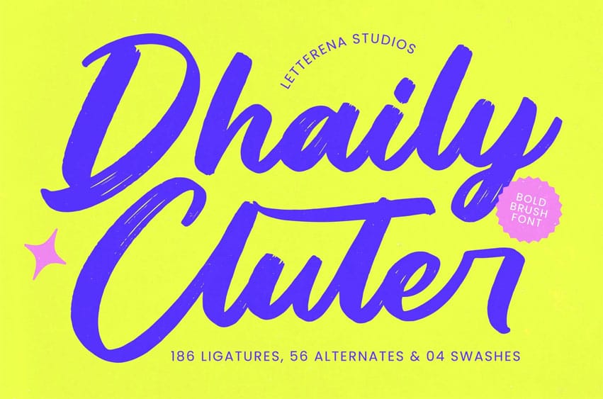 Dhaily Cluter Font