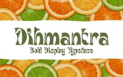 Dihmantra Bold Display Font