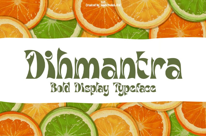 Dihmantra Bold Display Font