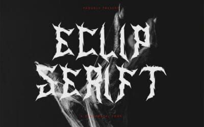 Eclipserift Deathmetal Font