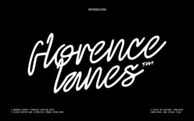 Florence Lanes Font