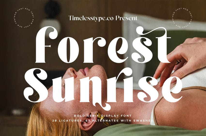 Forest Sunrise Font