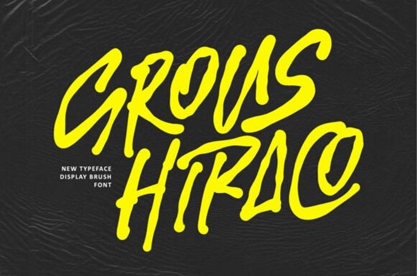 Grous Hiraco Font
