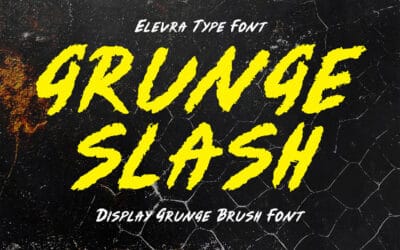 Grunge Slash Font