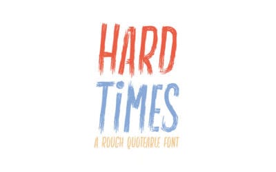 Hard Times Font