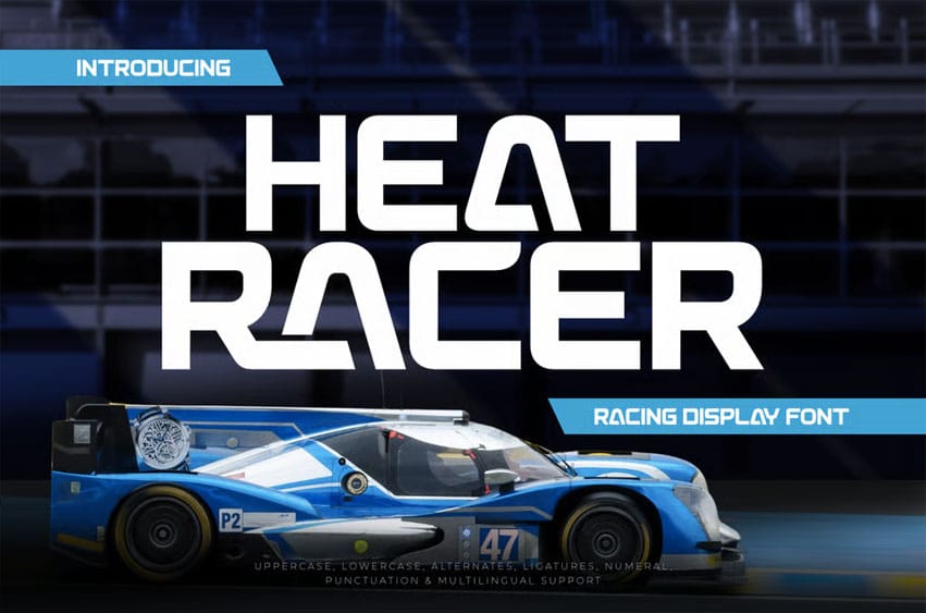Heat Racer Font