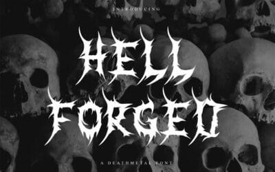 Hellforged Deathmetal Font