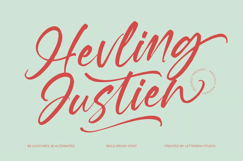 Hevling Justien Font