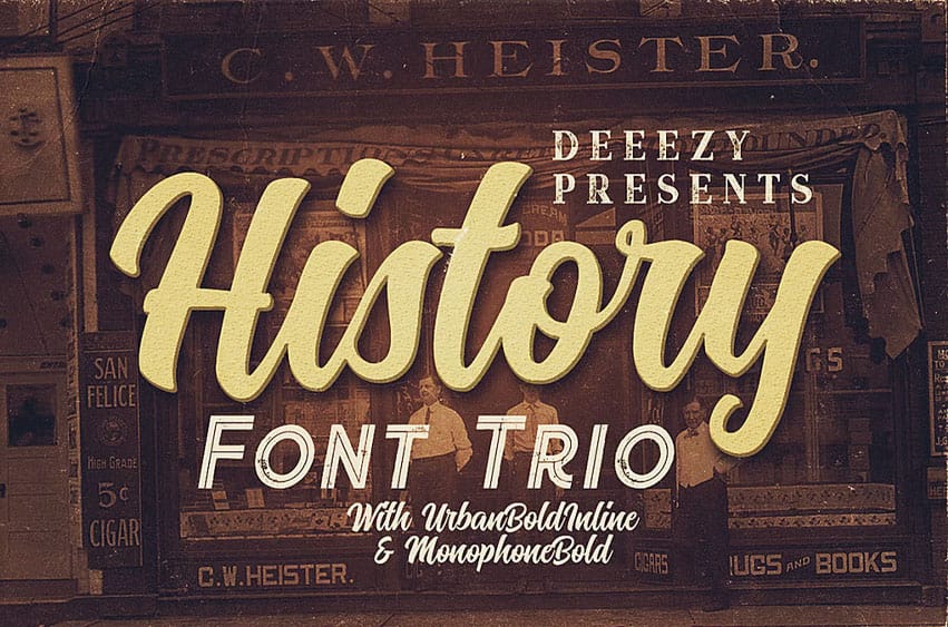 History Trio Font
