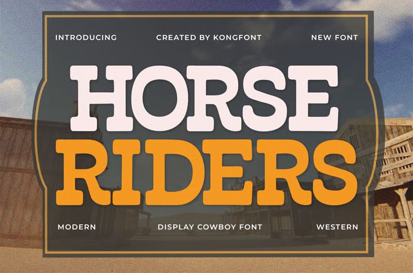 Horse Riders Font