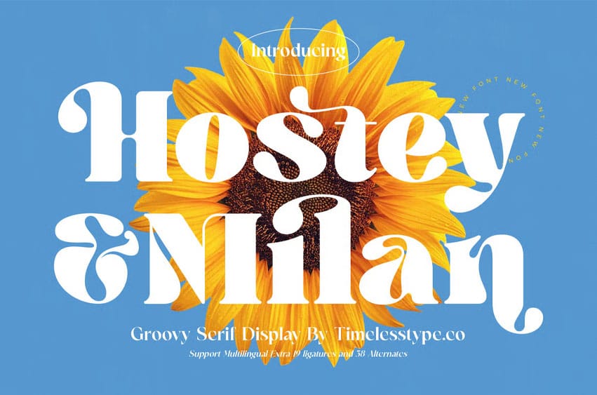 Hostey & Milan Font