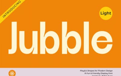 Jubble Light Font
