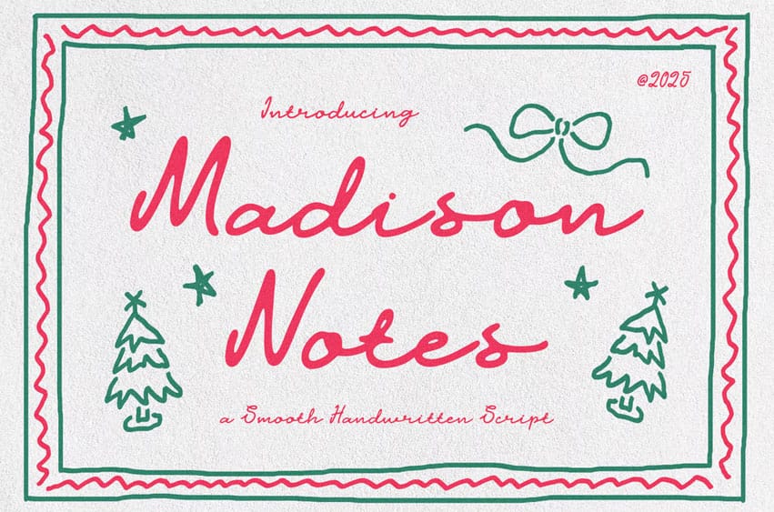 Madison Notes Font