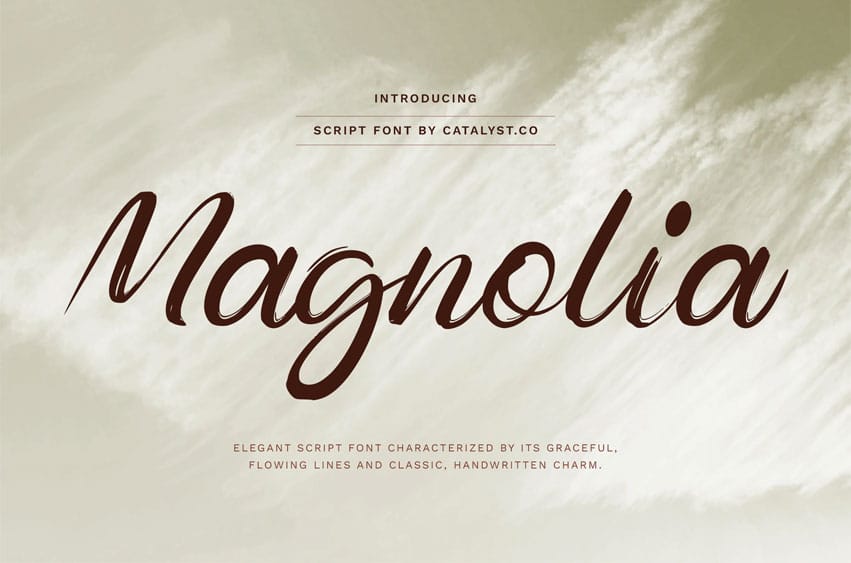 Magnolia Script Font