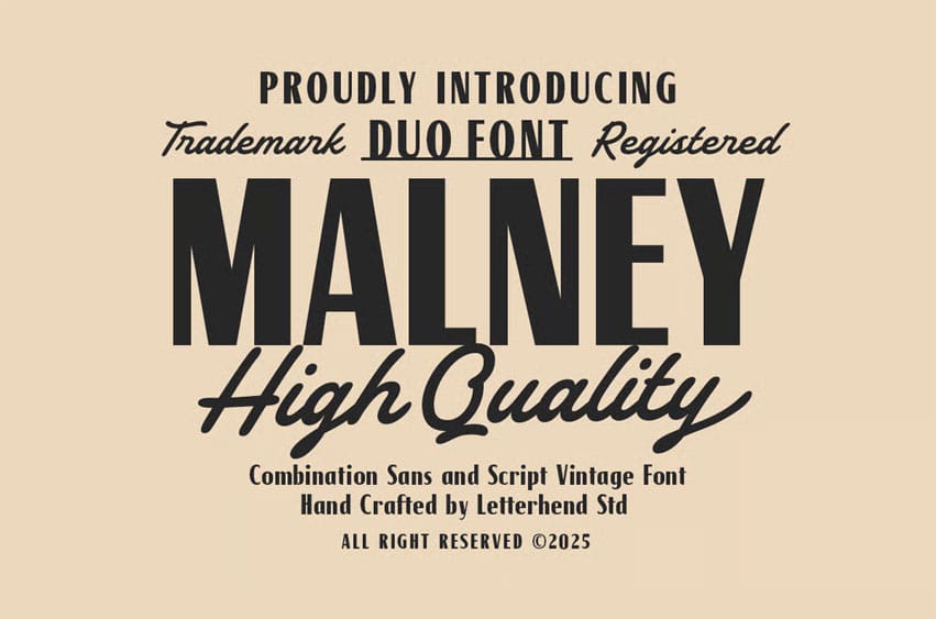 Malney Font