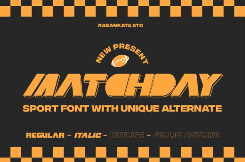 Matchday Font