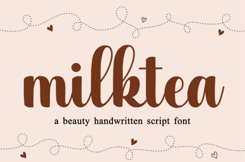 Milktea Font