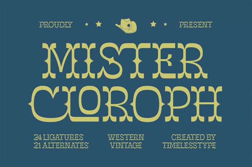 Mister Cloroph Font