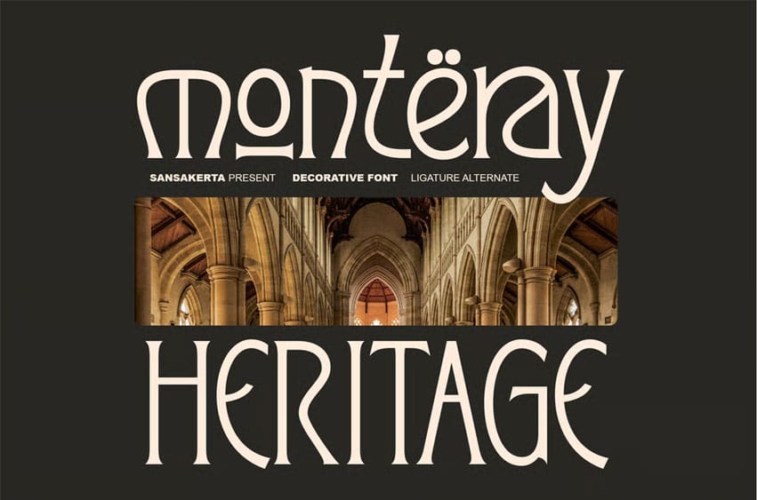 Monteray Heritage Font
