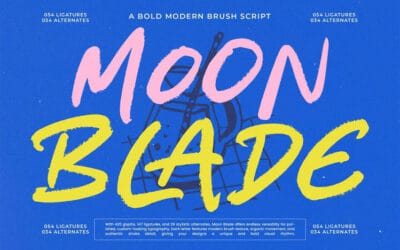 Moon Blade Font