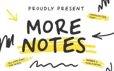 More Notes Font