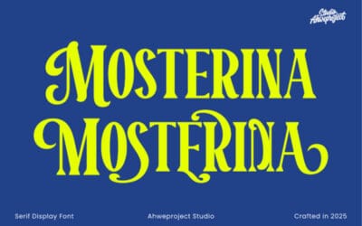 Mosterina Font