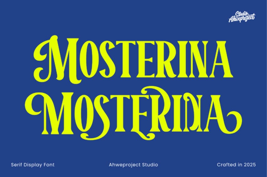 Mosterina Font