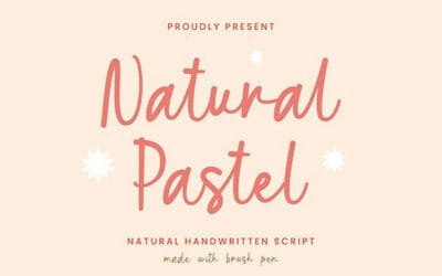 Natural Pastel Font