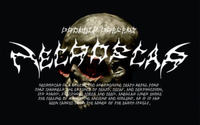 Necroscar Deathmetal Font