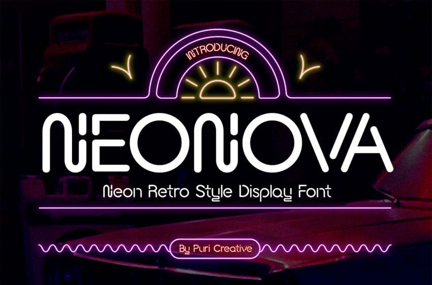 Neonova Neon Font
