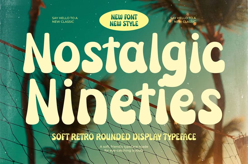 Nostalgic Nineties Font