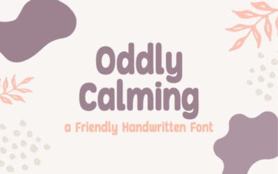 Oddly Calming Font