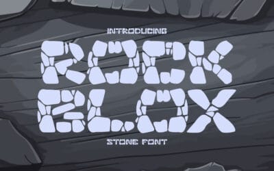 Rock Blox Stone Font