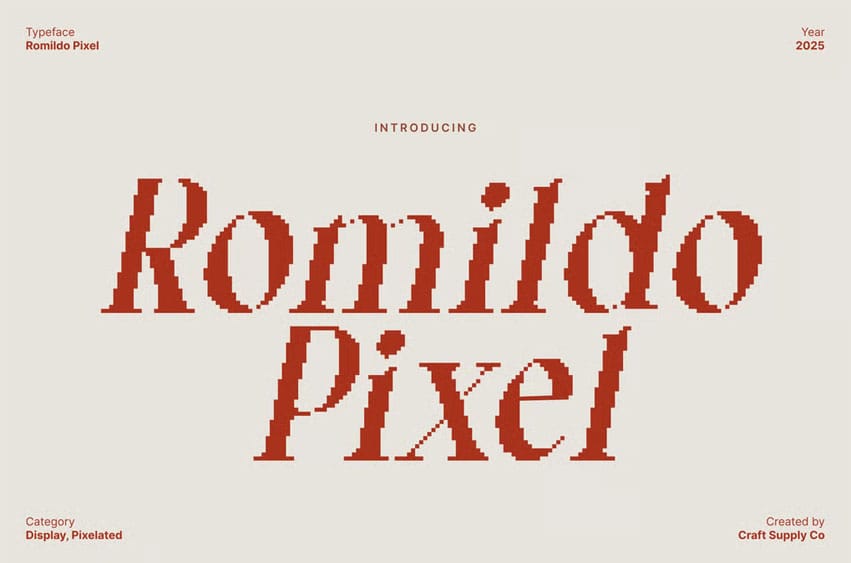 Romildo Pixel Font