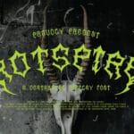 Rotspire Deathmetal Font